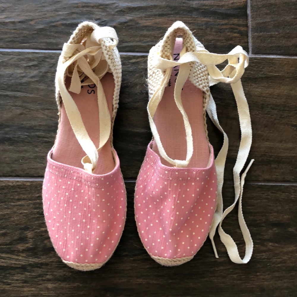 Nanos lace up espadrilles. Never worn before